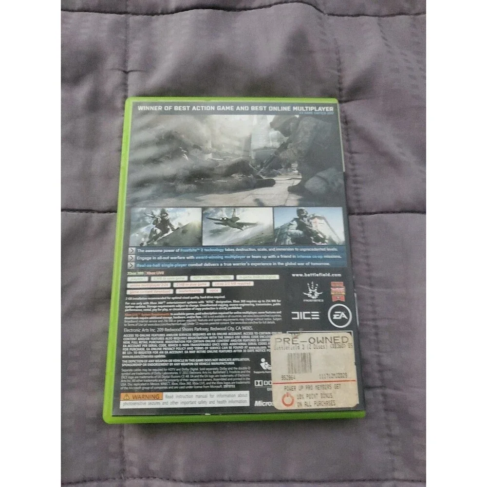 Battlefield 3 (Microsoft Xbox 360, 2011) Complete In Box